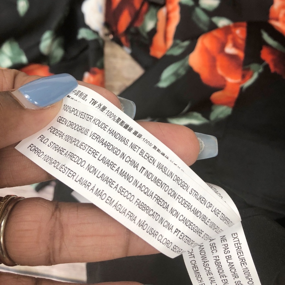 Forever21 Floral Faux Wrap Dress - Picture 4 of 5